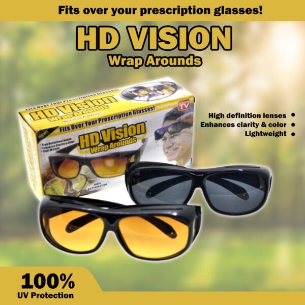 Lunettes de conduite-HD Vision WrapArounds