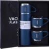 VACUUM Thermos de café - Acier inoxydable - 500Ml - Bleu