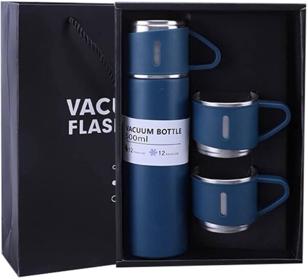 VACUUM Thermos de café - Acier inoxydable - 500Ml - Bleu